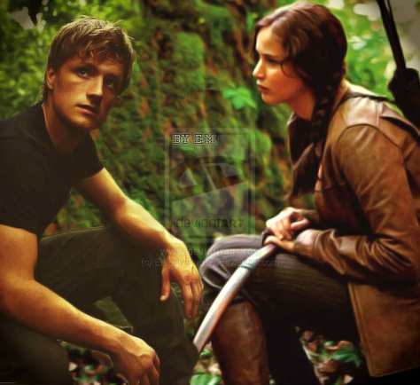 The Hunger Games: Katniss Everdeen and Peeta Mellark