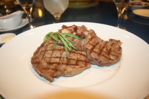 Balesin Island Club Food and Beverage (Entrecote ala Bordelaise - 250 grams of Rib Eye Steak in Wine at PhP 950) I only got to eat half of it