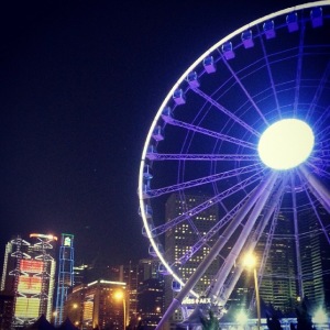 Hong Kong Observation Wheel at night (Shot by Rhoem)
